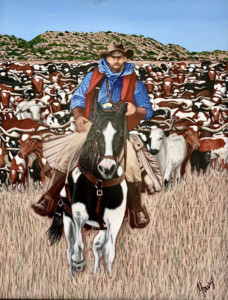 LADIES! THESE ARE WAGES IN MY POCKET</br></br>
16” x 20”