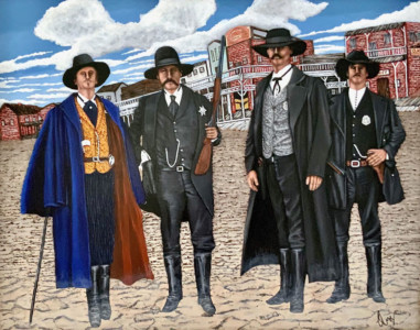 OCTOBER 26, 1881, TOMBSTONE, ARIZONA TERRITORY</br></br>
28” x 22”