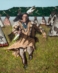 GUARDIAN OF THE PEOPLE</br></br>
21"W X 25"H