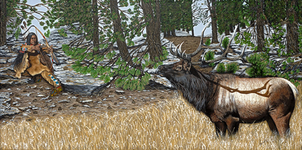 HEXAKA! YOURS IS A GIFT OF LIFE </br></br>
53"W x 29"H