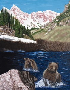 MUCH TOO UP CLOSE AND PERSONAL</br></br>
24”Wx36”H