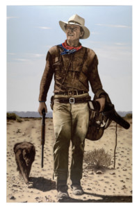 UNDAUNTED RIDER</br></br>
46”Wx70”H