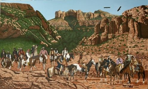 ARMING HOMELAND SECURITY</br></br>
62"Wx38"H