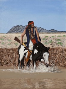 A SAFE PLACE TO CROSS</br></br>
14"Wx18"H